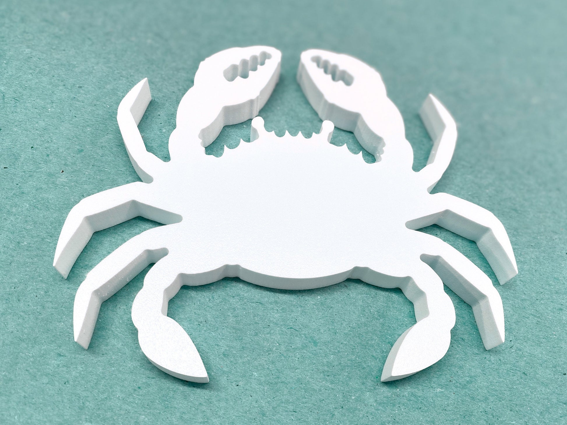 Crab Add-On Shutter Embellishments for Beach House, Outdoor Crab Decorations, Weatherproof PVC Exterior Home Decor, Coastal Cottage Decor